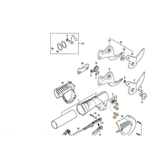 STIHL  Śruba M5x12 4861 951 9700